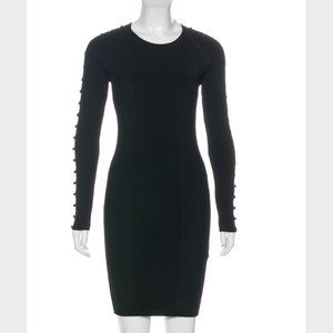 T by Alexander Wang Black Long Sleeve Dress